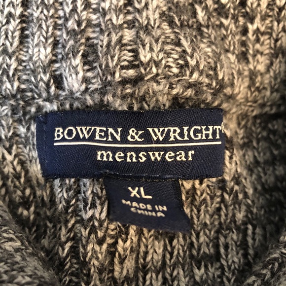 Bowen & Wright: Heather Grey Sweater - Picture 4 of 4